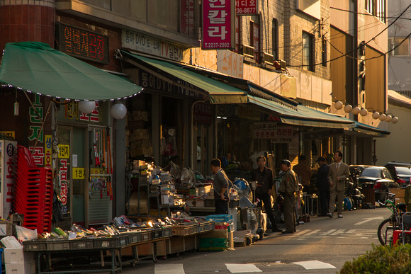 A Street Market in Seoul