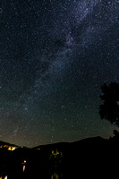 Milky Way over Blue Mountain